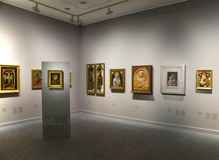 La prima sala del nuovo percorso, con opere di Pisanello, Mantegna, Foppa (Max Mandel) La prima sala del nuovo percorso, con opere di Pisanello, Mantegna, Foppa (Max Mandel)